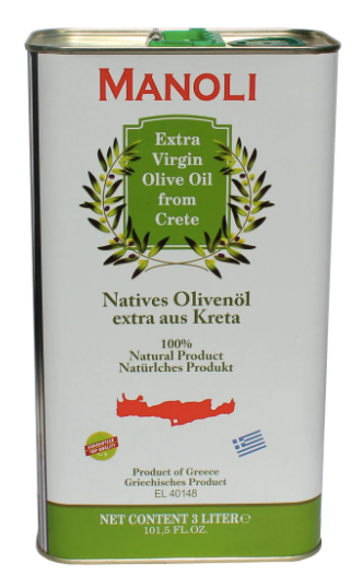 MANOLI Extra natives Olivenöl aus Kreta 3L